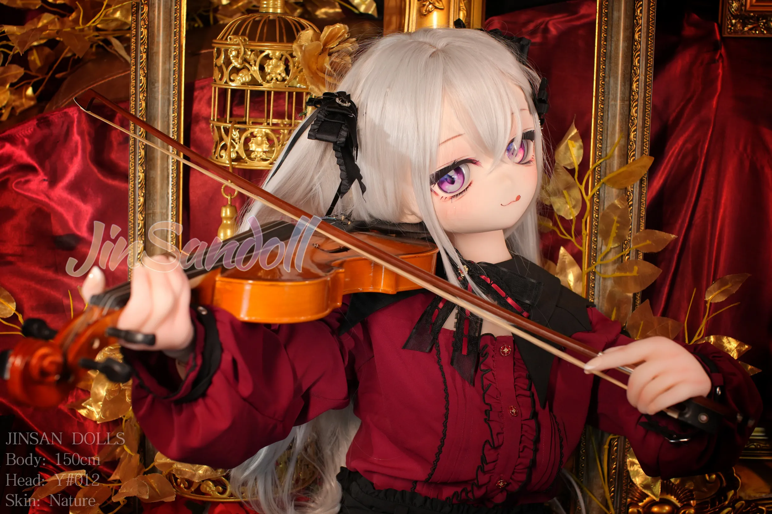 150cm (4ft11) A-Cup Anime lifelike love doll PVC head sculpt + S-TPE body Sex Doll Head #Y012